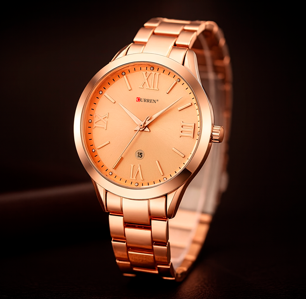 Relógio Curren Aurora Feminino Rosa - UseCurren