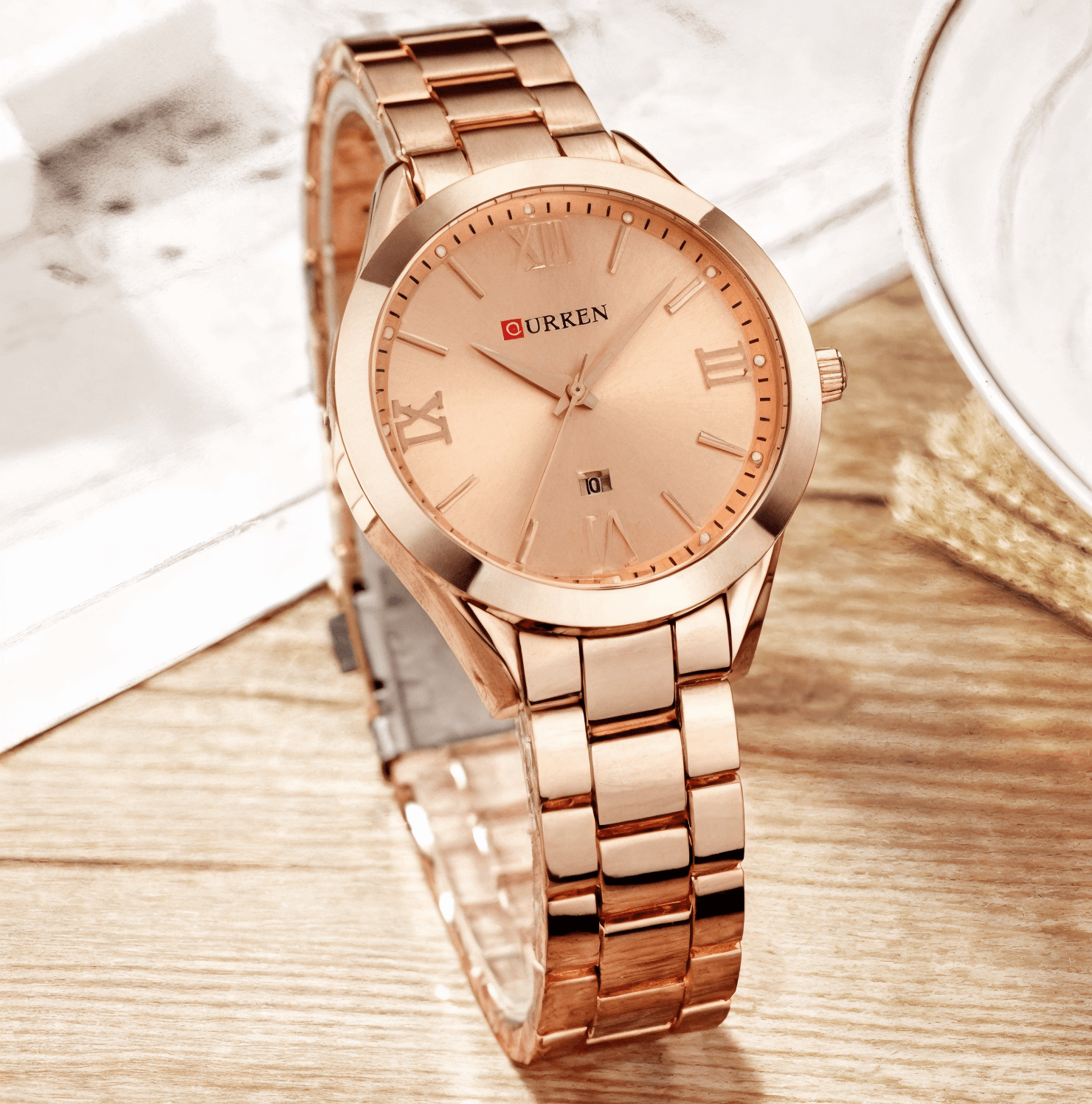 Relógio Curren Aurora Feminino Rosa - UseCurren