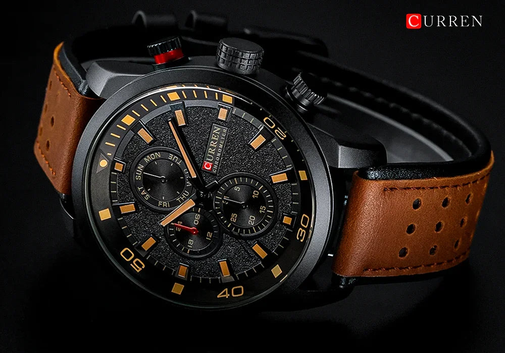 Relógio Curren Magnata Masculino - UseCurren