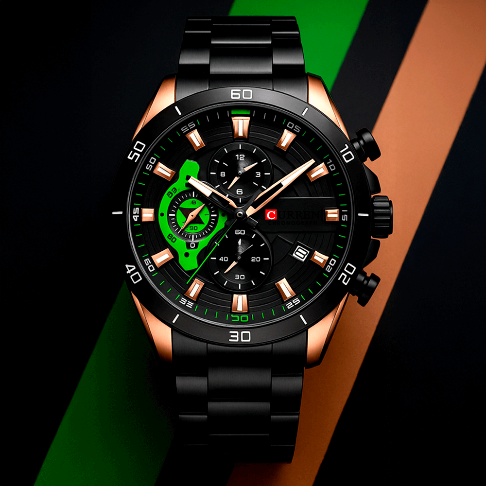 Relógio Curren Arcturus Preto Masculino - UseCurren
