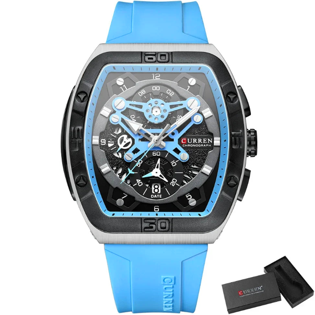 Relógio Curren Regent Light Blue - UseCurren