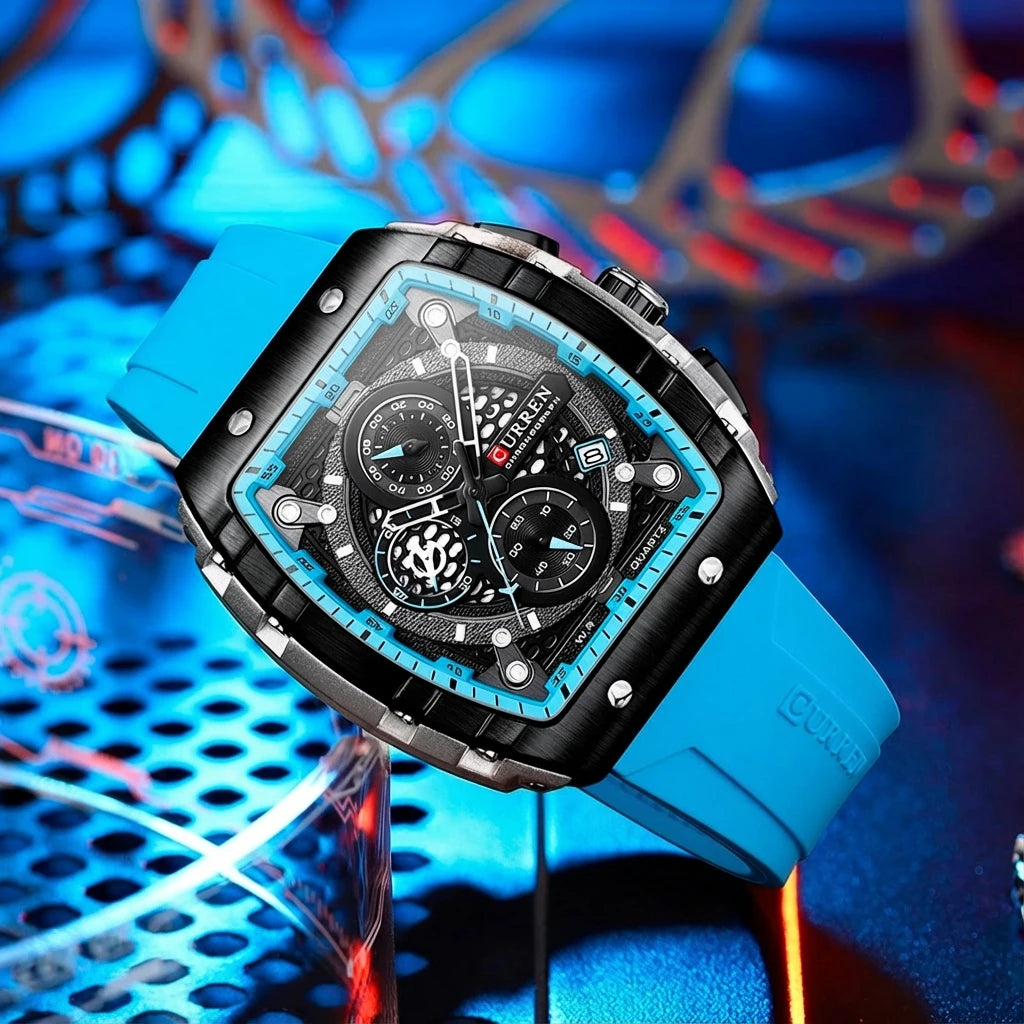 Relógio Curren Regent Light Blue - UseCurren